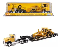 Comprar Trailer Caterpillar & Motoniveladora + Remolque Lowboy 1\u002F87