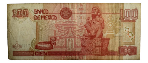 Billete 100 Pesos Fam D1 Banda Iridiscente Buen Estado (Usado)
