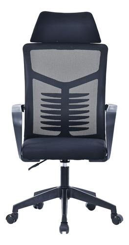 Silla Oficina Gerencial Escritorio Ergonomica Giratoria Color Negro Material Del Tapizado Malla