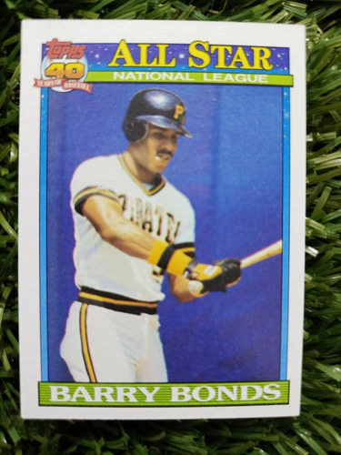 1991 Topps Barry Bonds #401