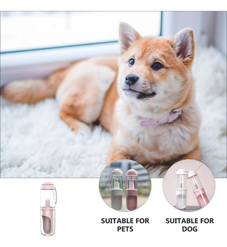 Botella A Prueba De Fugas Para Gatos Y Perros, Dispensador D