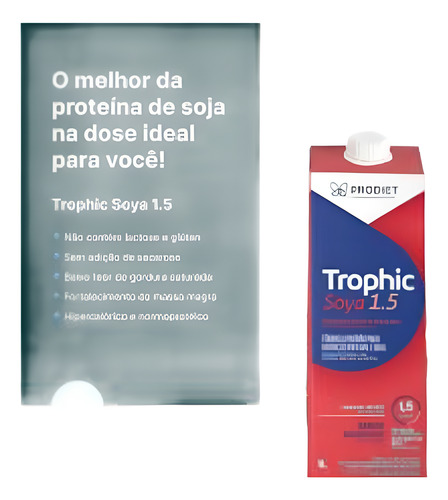 Trophic Soya 1.5 Baunilha 1 L Prodiet. Promoção Aproveite!!!