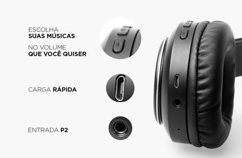 Fone De Ouvido Bluetooth Breeze S1c/ Nf E 1 Ano De Garantia