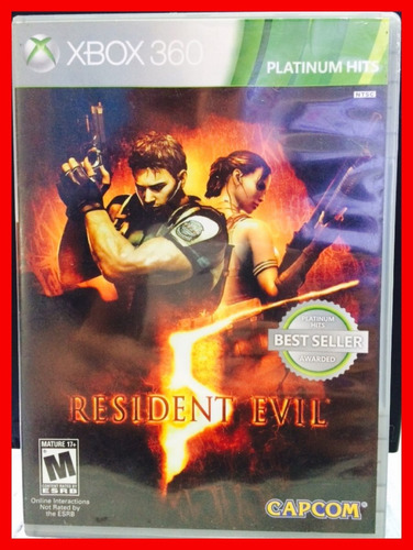 Resident Evil 5 Xbox 360 Original Lacrado 