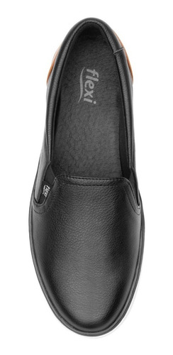 Imagen 4 de 8 de Zapatos Sneaker Mujer Sport Casual Negro Flexi 107701 Gnv®