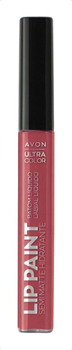 Avon Batom Líquido Lip Paint Rose Singular - 7ml
