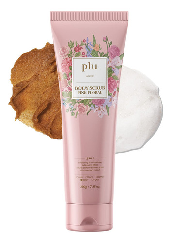 Plu Exfoliante Corporal De Nogal Floral Rosa Con Miel De Ma.