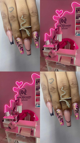 Alongamento De Unhas/trança Nagô/ Cílios Princesinha