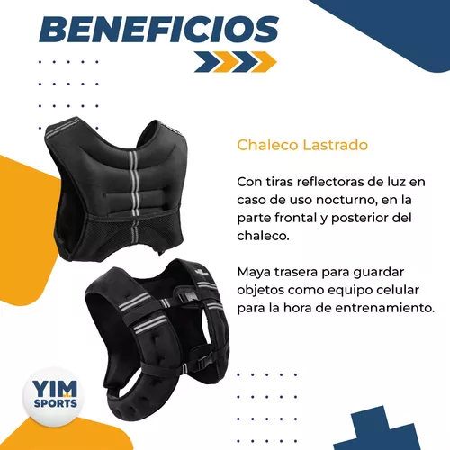 Chaleco Lastrado Con Peso Para Crossfit Fitness 15kg/33lb