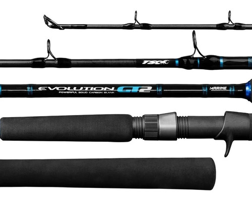 Vara Carretilha Evolution C661xh 1,98m 40-80 Lb Pesca Pesada