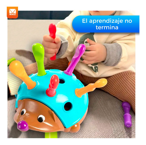 Juguete Bebe Puercoespin Didactico Educativo Infantil