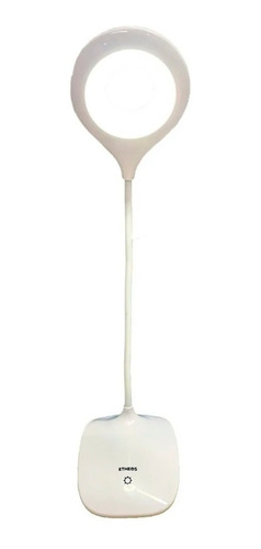 Imagen 2 de 10 de Lámpara De Escritorio Sarli Autónoma Flexible Blanco Full