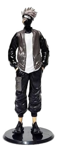 Kakashi Hatake Naruto Con Traje Negro 28 Cm Coleccionable