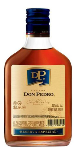 Pack Brandy Don Pedro Reserva 24 Botellas 200ml +4 Ado 200ml