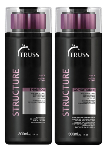 Truss Structure Shampoo+condicionador Espessamento Dos Fios