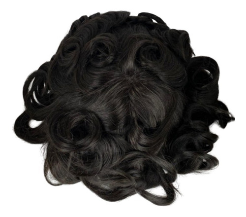 Prótese Capilar Micropele Hd Cabelo Humano #1b Preto Natural