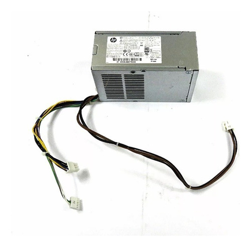 Fuente de alimentación para PC HP Elitedesk 800 G1 Pn 751885-001 80 Plus, color dorado, gris, 110 V, 220 V (bivoltio)