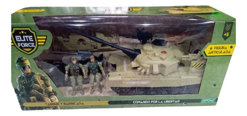 Tanque Y Barricada Militar Set Completo Militares Soldados