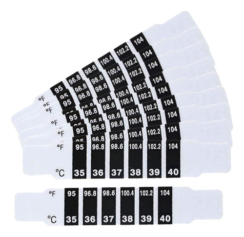2 Paquete De 2-6 Parches De Temperatura Para 9cmx1.6cm