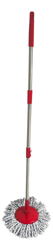 Trapeador Mop cubo con doble mecanismo MagiClean Spin Magic M2 Mopa incluye 2 microfibras