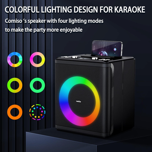 Comiso Altavoz Bluetooth Portátil, Altavoz De Fiesta De 60 W