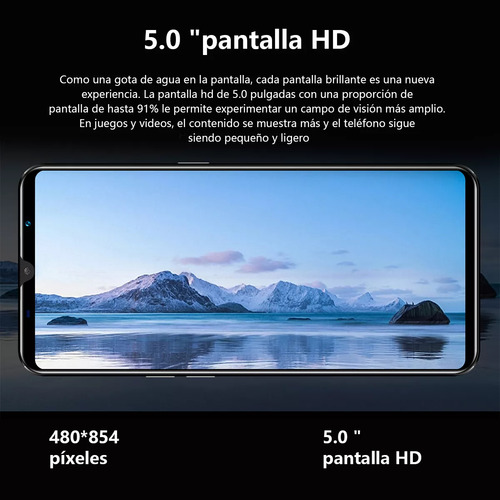 Android Celulares S24 Ultra 5.0 Pulgadas Barato Ram1gb Y Rom8gb Púrpura