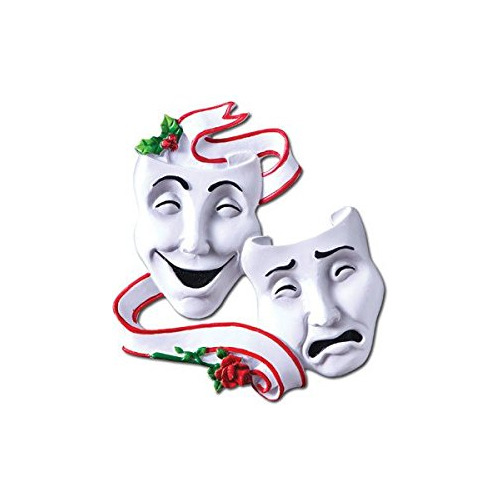 Ornamento Mascaras De Teatro De Drama Kit De Comedia Tr...