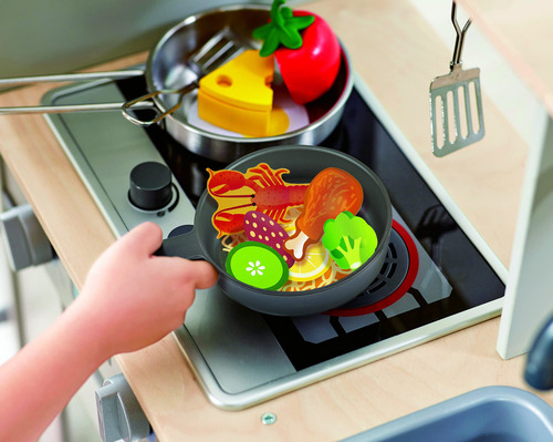 Cocinita De Juguete Para Niños Freidora Horno Microondas