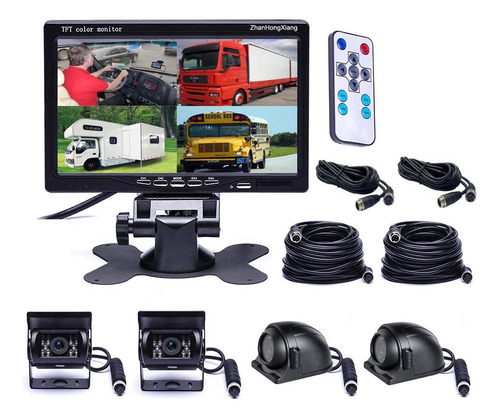 Kit De Monitor De Camaras De Seguridad Para Vehiculo, Sistem