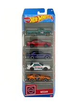Comprar Pack 5 Hot Wheels Car Vehículos Nissan Mattel