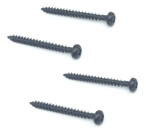 4 Parafuso De Captador P90 Precision Jazz Bass Preto