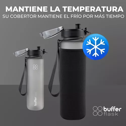 Botella Agua Deporte Ciclismo Gimnasio Buffer Colador Funda