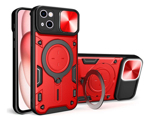 Estuche Proteccion Camara Con Soporte Para iPhone 15