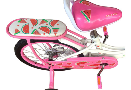 Bicicleta Niña Rodado 20 C/ Canasto Y Parrilla-mundomotos.uy