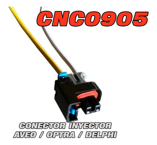 Cnc0905 Conector Inyector Aveo Optra