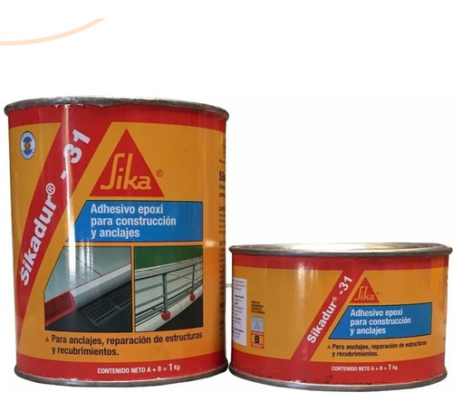 Sika Sikadur 31 1k Epoxi Universal Adhesivo Estructural X2u.