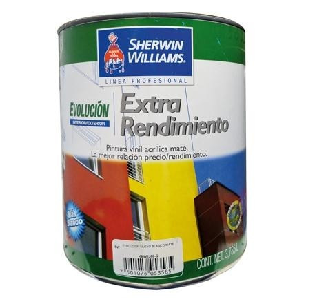 Imagen 1 de 2 de Pintura Vinilica Evolución Extra Rendimiento