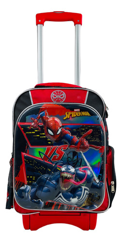 Mochila De Carrito Spiderman No Way Home Primaria Original