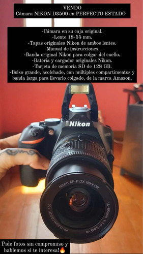 Camara Nikon D3500