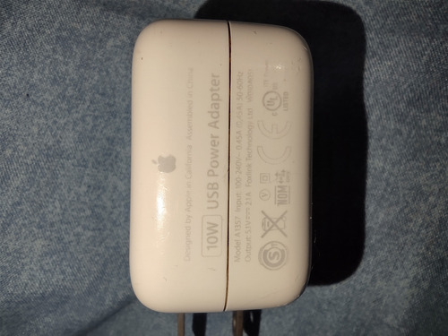 Cargador Apple 10w Modelo A1357