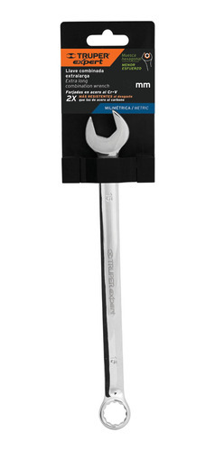 Imagen 2 de 2 de Llave Combinada Extralarga 13mm X 202 Mm Truper 15617