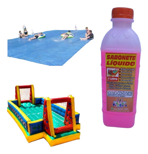 Sabonete Liquido Para Quadra De Fut.sabão Kit C/05lts+brinde