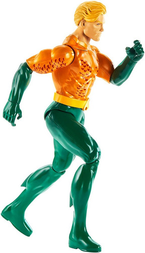 Imagen 3 de 3 de Aquaman Liga De La Justicia Dc Truemoves Mattel Gdt52