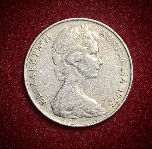 Moneda 10 Centavos Australia 1979 Km 65 Elizabeth 2