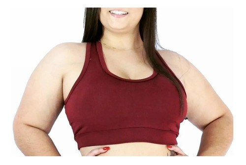 Top Basico Nadador Plus Size Em Suplex/ G1, G2, G3 