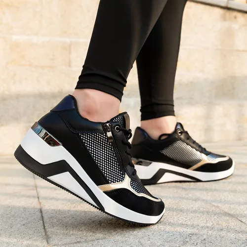 Tenis Mujer Zapatos Dama Casual Deportiva-lujo Cómodos Weide