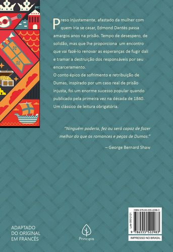 Imagem 2 de 2 de O Conde de Monte Cristo: Adaptado, de Dumas, Alexandre. Série Clássicos da literatura mundial Ciranda Cultural Editora E Distribuidora Ltda., capa mole em português, 2021