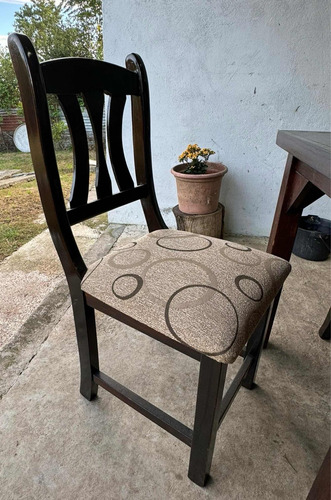 Vendo Juego Comedor Madera Excelente Estado