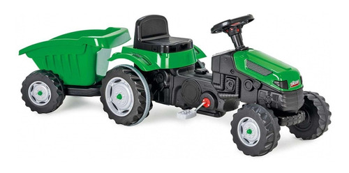 Vehículo A Pedal Rally Wheels Tractor 07-316 Color Verde Verde