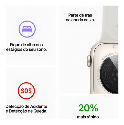 Apple Watch SE GPS - Caja de aluminio color medianoche 40 mm - Correa deportiva medianoche - Patrón